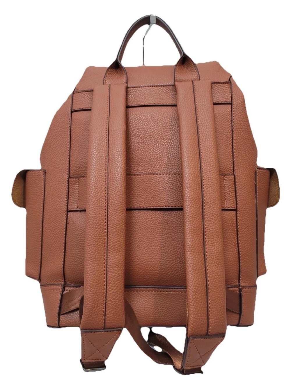 Joan & David Brown Backpack Laptop Bag Coated Faux Leather - Picture 3 of 16